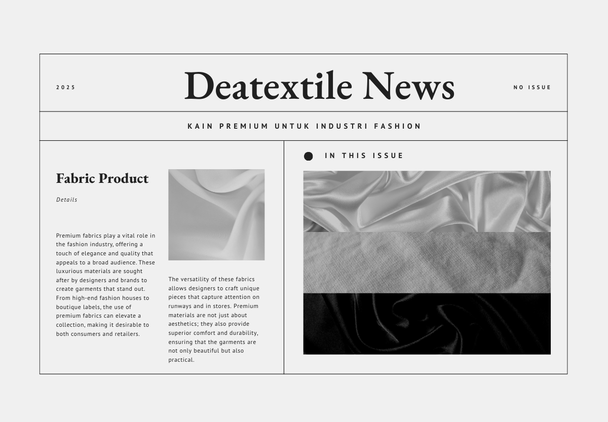 Tumpukan kain premium dengan warna elegan bertekstur halus